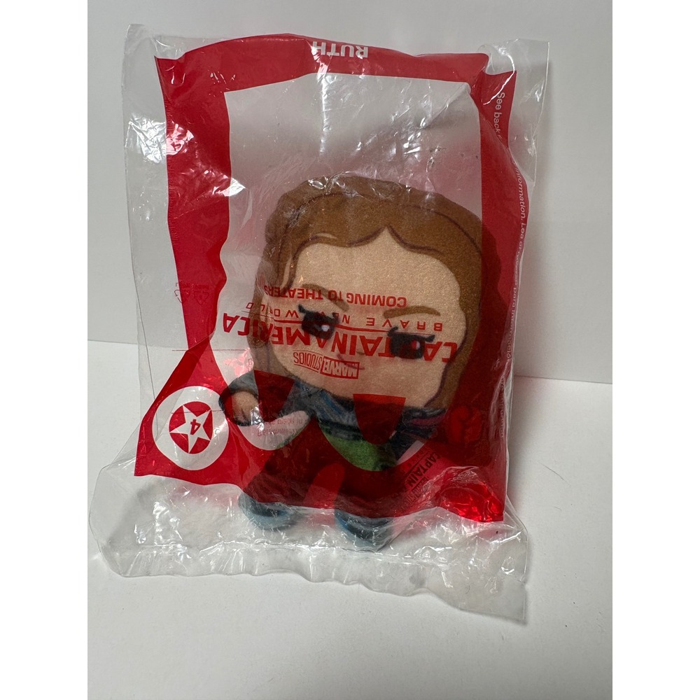 McDonalds 2024 Marvel Captain America Brave New World Ruth Plush Toy 4 NIP